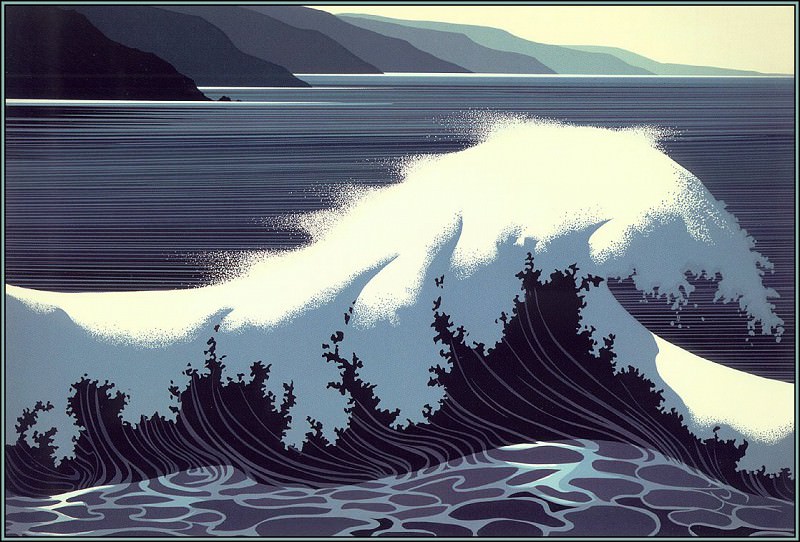 The Sounding Surf. Eyvind Earle