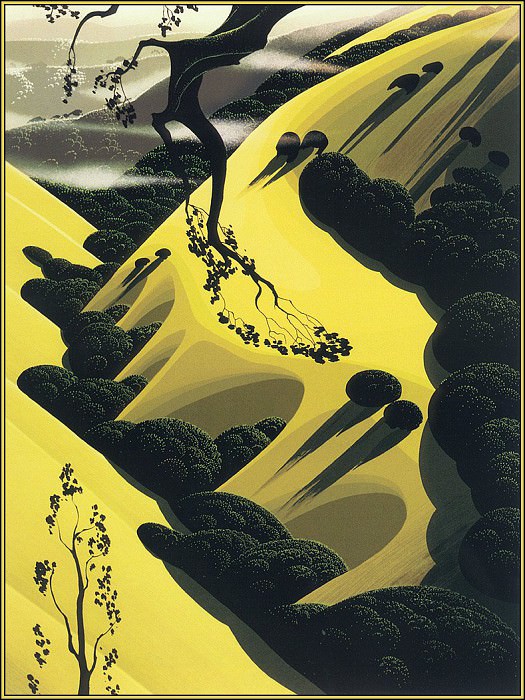 High Country Valley. Eyvind Earle