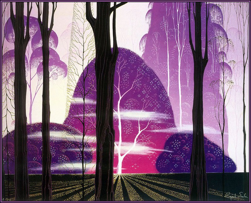 Purple Dawn. Eyvind Earle