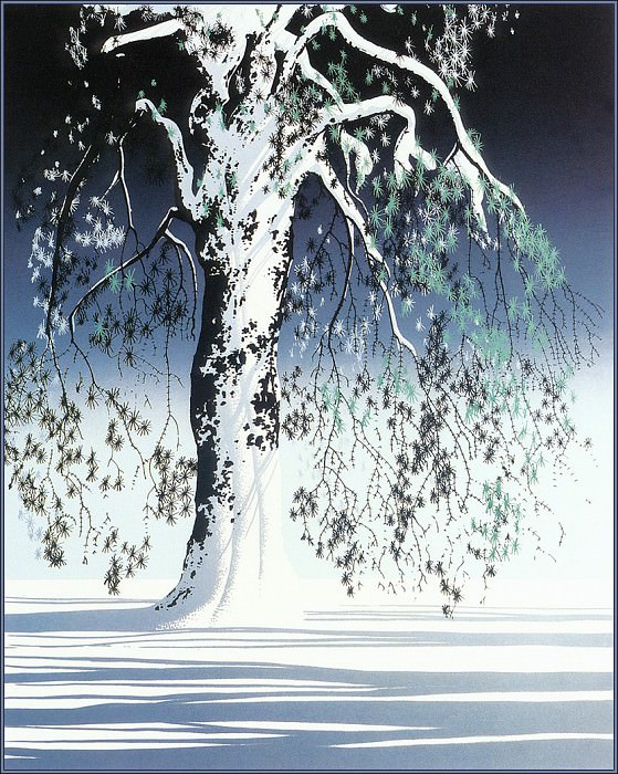 Fir Treein Snow. Eyvind Earle