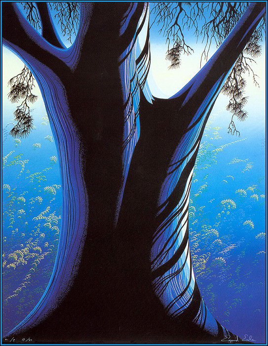 Blue Pine. Eyvind Earle