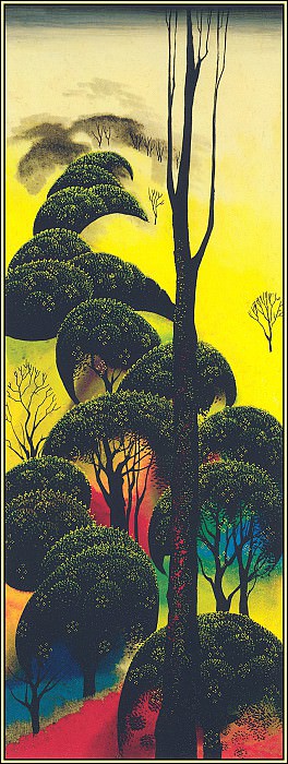 Climbing Oaks. Eyvind Earle