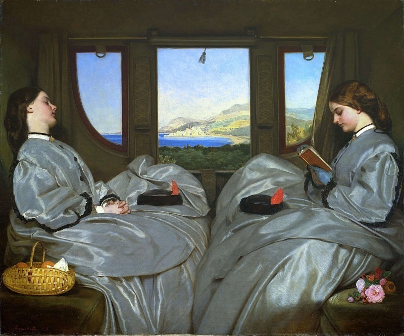 The Travelling Companions. Augustus Leopold Egg