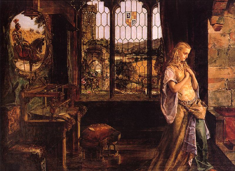 The Lady of Shalott. Egley,William Maw