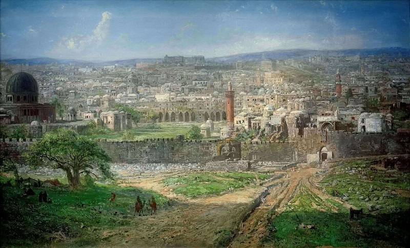 Вид на Иерусалим с востока. Пьер Тетар ван Эльвен
