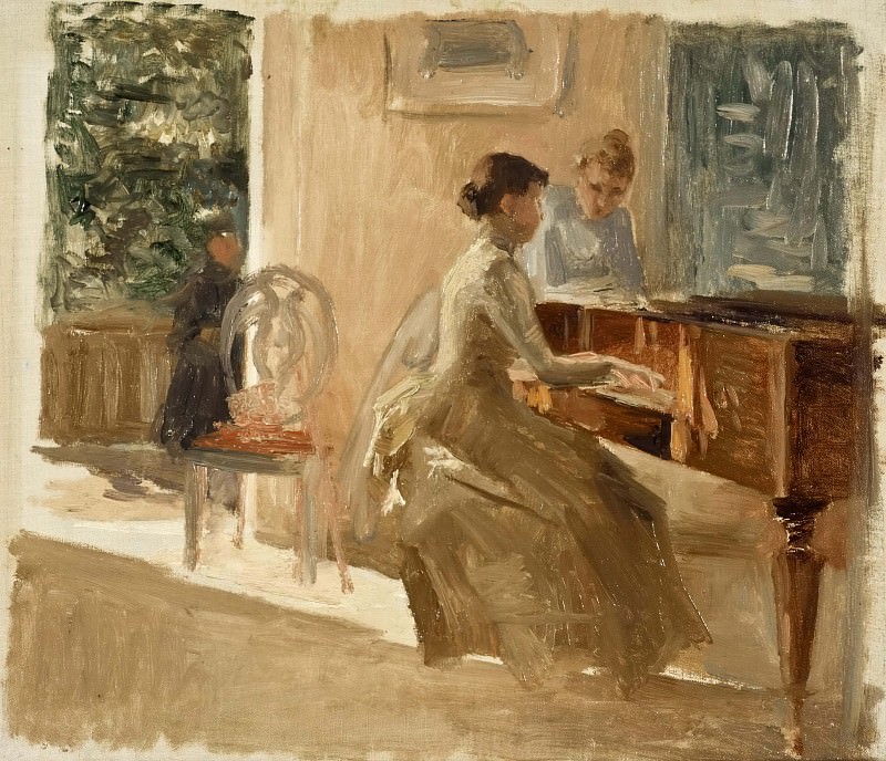 In the Drawing-room at Haiko. Albert Edelfelt