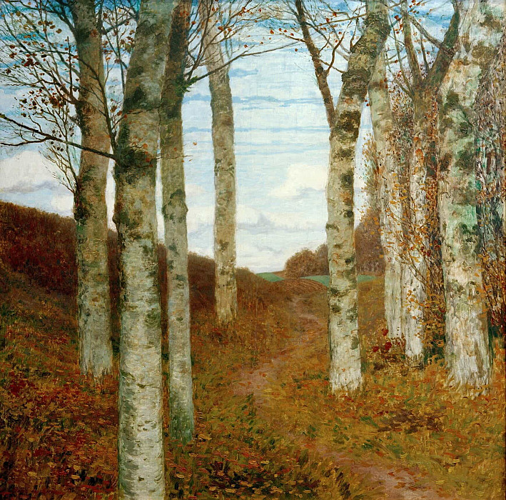 Берёзы осенью. Ханс ам Энде