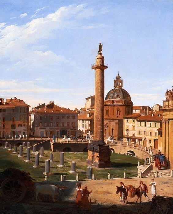 A View of Trajan’s Forum, Rome. Sir Charles Lock Eastlake