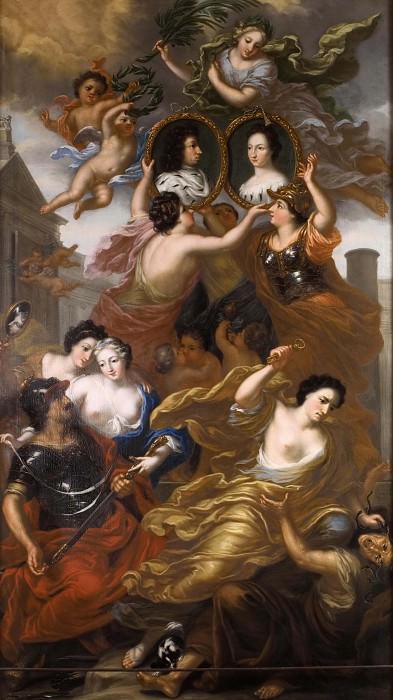 Allegory of King Karl XI and Queen Ulrika Eleonora’s Association