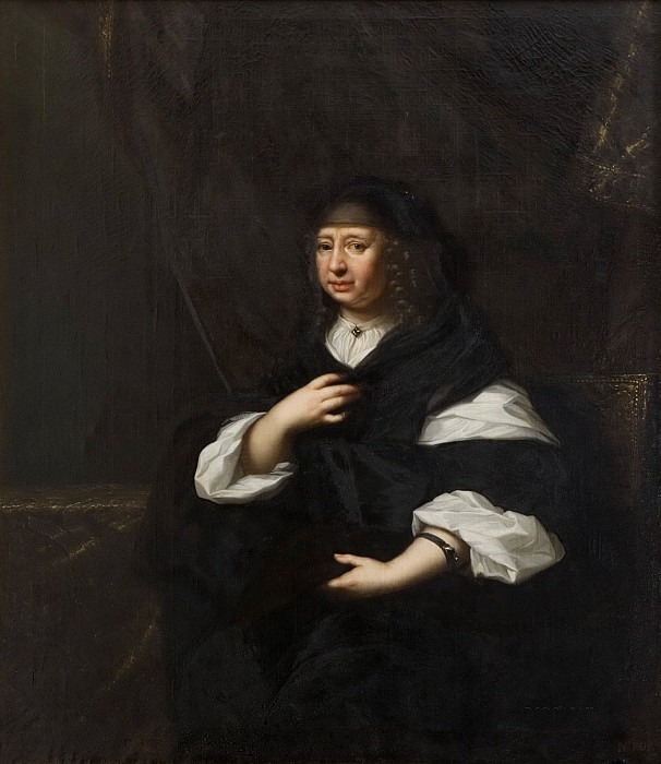 Maria Elisabet (1610-1684), Princess of Saxony, Duchess of Holstein-Gottorp. David Klöcker Ehrenstråhl (Attributed)