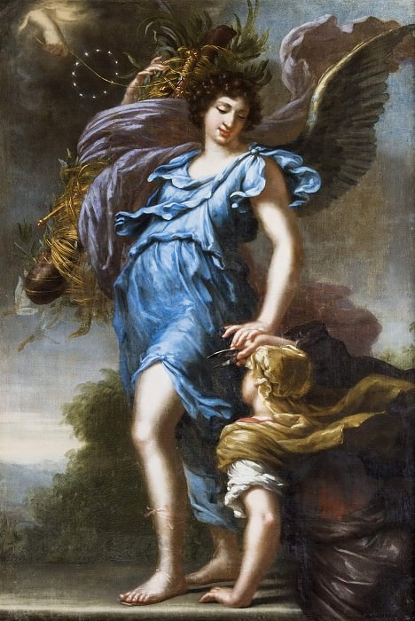King Charles XI’s guardian angel. Allegory. David Klöcker Ehrenstråhl