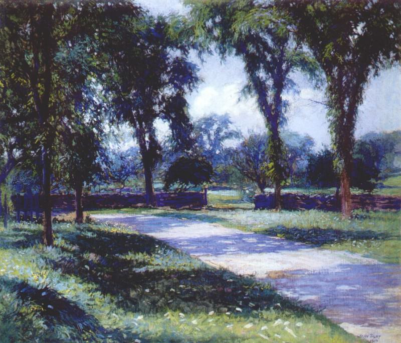 parisian park 1914. John Frost