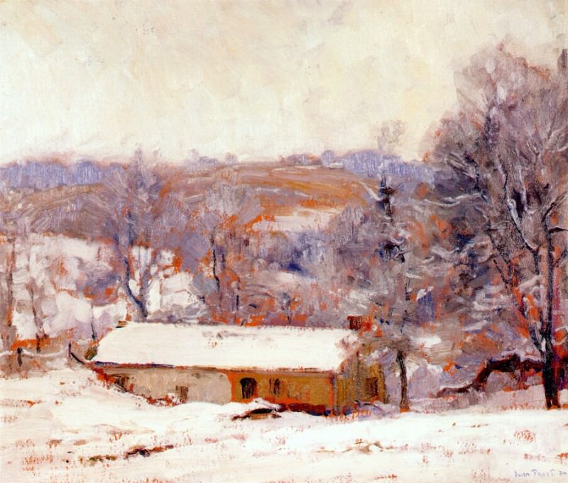 winter landscape 1934. John Frost
