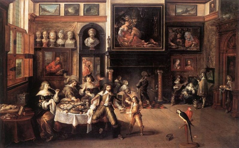 Supper At The House Of Burgomaster Rockox. Frans The Younger Francken