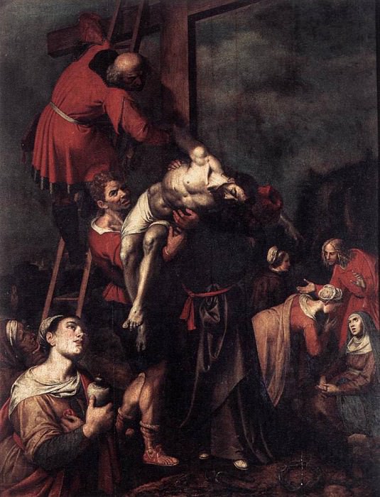 Снятие Святого Амвросия с креста. Франс Франкен Младший