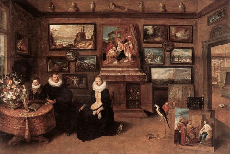Sebastiaan Leerse In His Gallery. Frans The Younger Francken