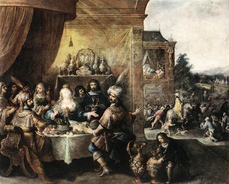 Feast Of Esther. Frans The Younger Francken