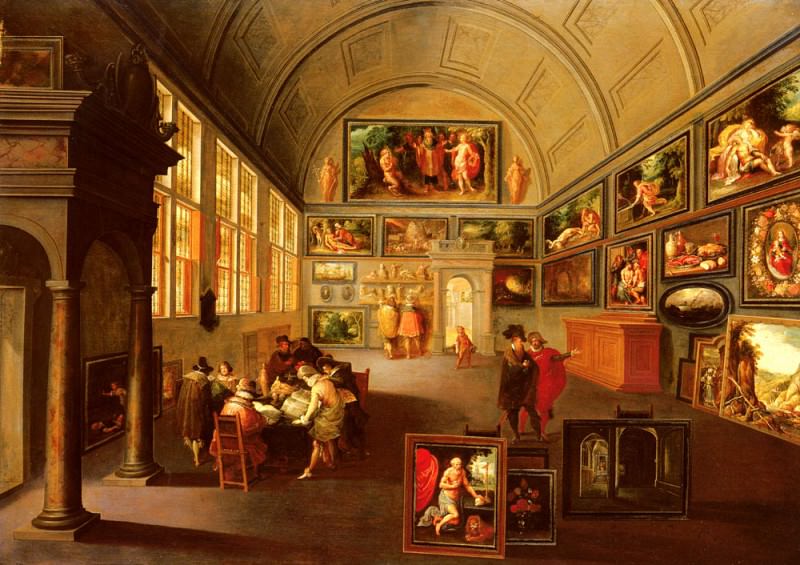 The Interior Of A Picture Gallery. Frans The Younger Francken
