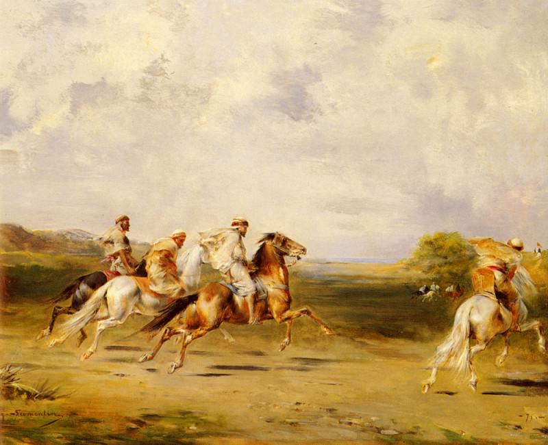 Arab Horsemen. Eugene Fromentin
