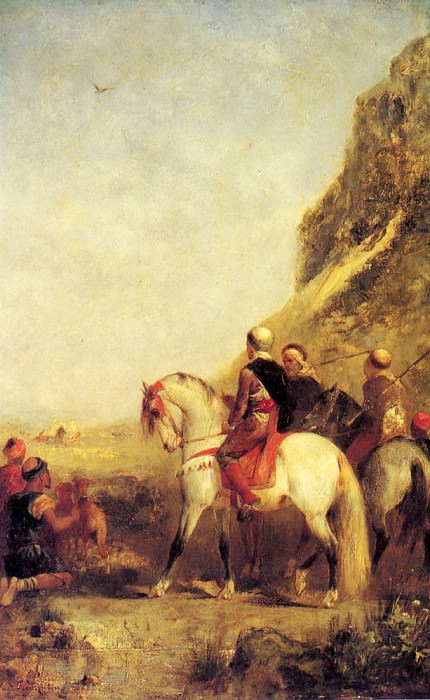 Arabs Hunting. Eugene Fromentin