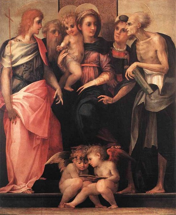 Musical Angels. Giovanni Battista Rosso Fiorentino