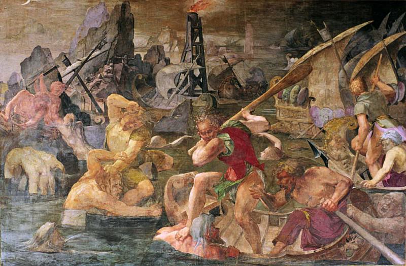 The Vengeance of Nauplius. Giovanni Battista Rosso Fiorentino