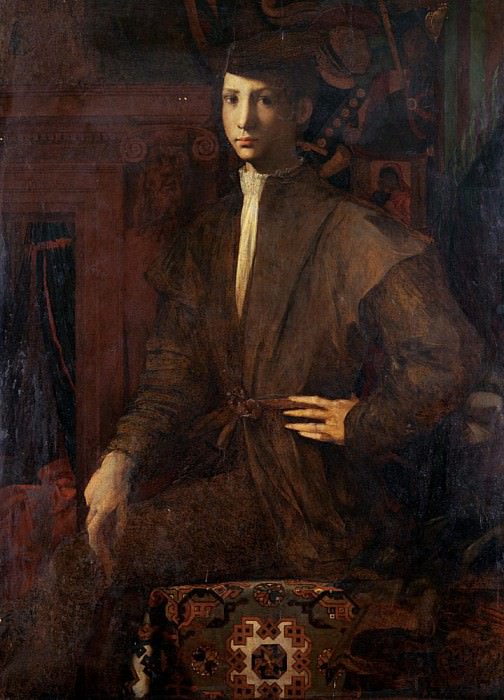 Portrait of a Young Man. Giovanni Battista Rosso Fiorentino