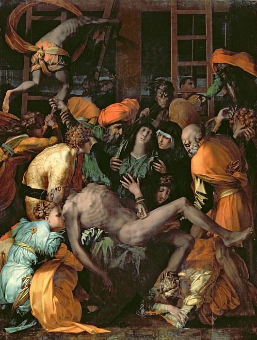 The Deposition from the Cross. Giovanni Battista Rosso Fiorentino