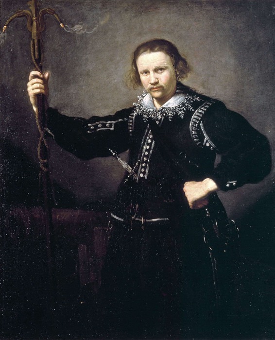 Portrait of a gunner. Govert Teunisz Flinck