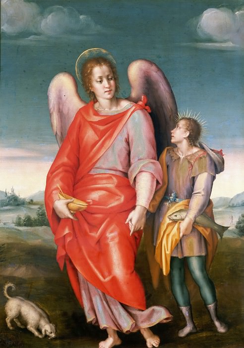 Tobias and the Angel. Pier Francesco Foschi