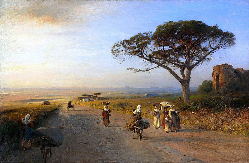 Via Appia. Albert Flamm