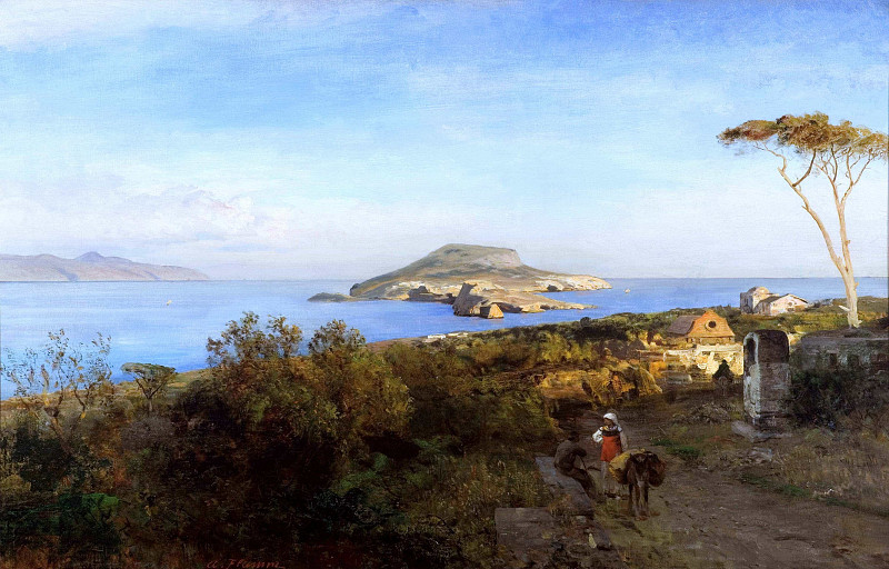 Italian coast; Italienische Küste. Albert Flamm