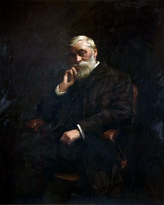 Portrait Of Alderman G.J. Johnson (1826-1912). Stanhope Alexander Forbes