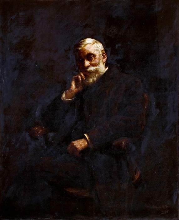 Portrait Of Alderman G J Johnson (1826-1912). Stanhope Alexander Forbes