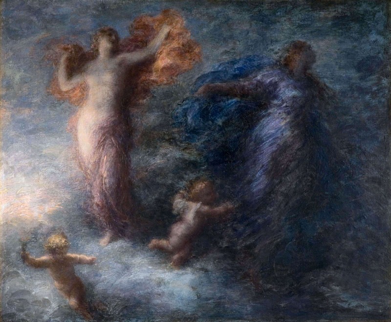 L’Aurore et la Nuit (Dawn and the Night). Ignace-Henri-Jean-Theodore Fantin-Latour