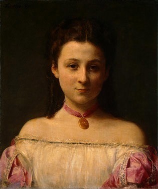 Mademoiselle de Fitz James 1867. Ignace-Henri-Jean-Theodore Fantin-Latour
