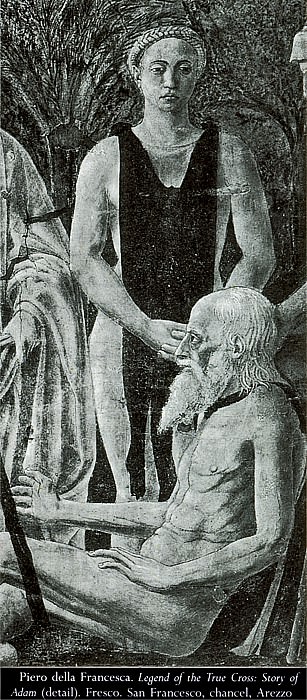 Смерть Адама, фрагмент. Пьеро делла Франческа