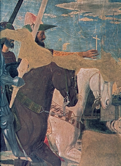 Битва императора Константина с Максенцием, фрагмент. Пьеро делла Франческа