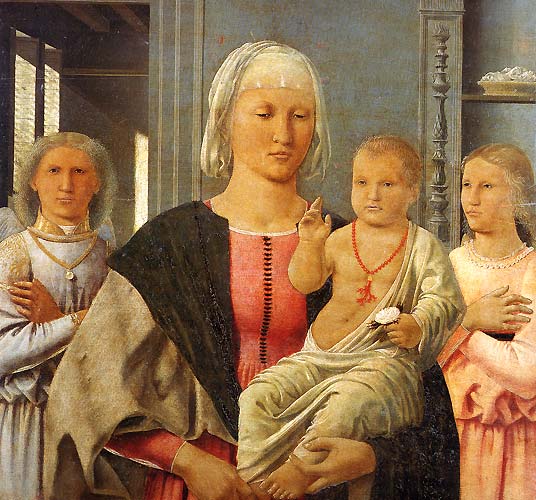 Мадонна Сенигалья с Младенцем и ангелами. Пьеро делла Франческа