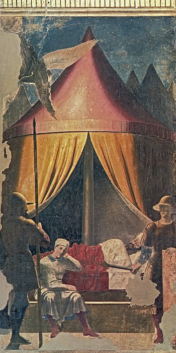 Сновидение императора Константина. Пьеро делла Франческа