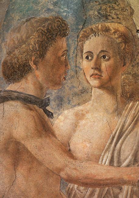 The Arezzo Cycle - Death of Adam (detail). Piero della Francesca