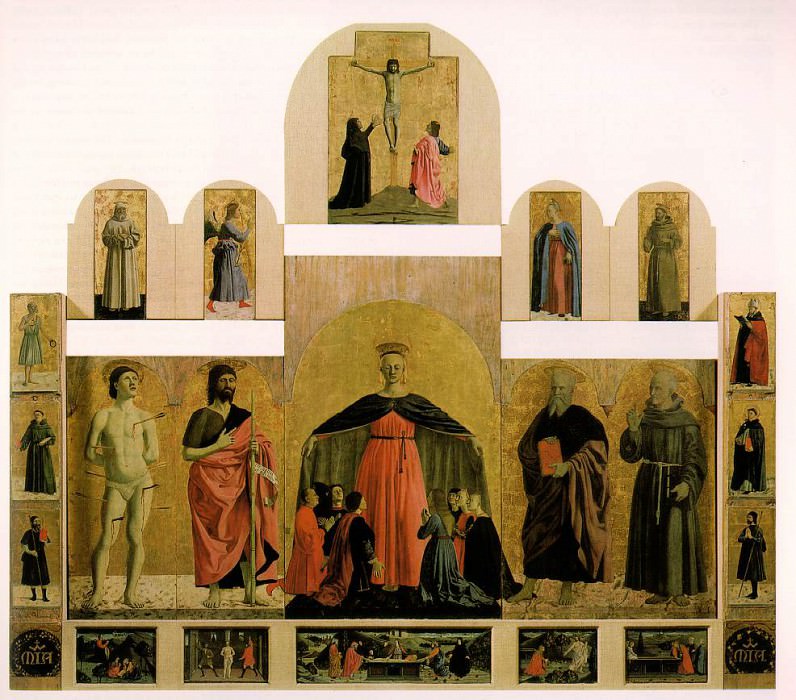 Полидиптих де ла Мизерикордиа (1445-62). Пьеро делла Франческа
