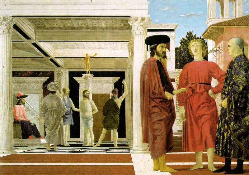 La Flagelacion (1469). Piero della Francesca