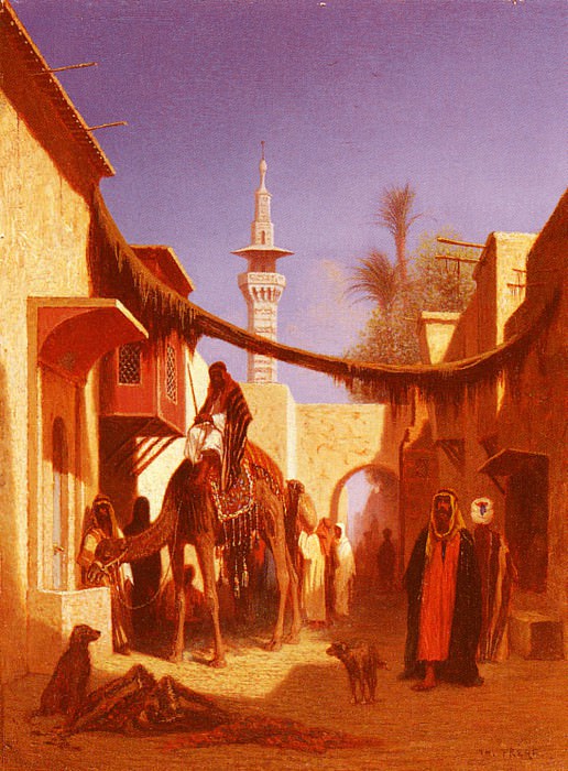 Street In Damascus Part. Charles Theodore Frere