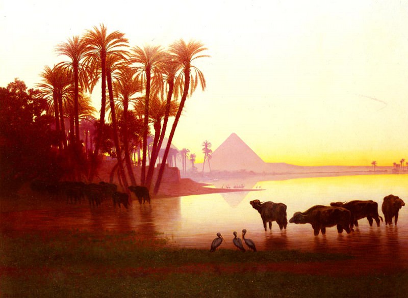 Along The Nile. Charles Theodore Frere