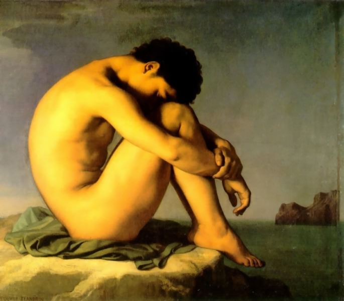 Academic Nude. Hippolyte Flandrin