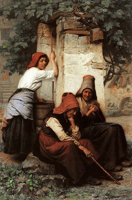 At The Well. Jacques Eugene Feyen
