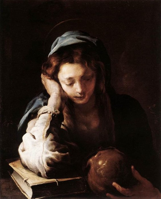 The Repentant St Mary Magdalene. Domenico Fetti