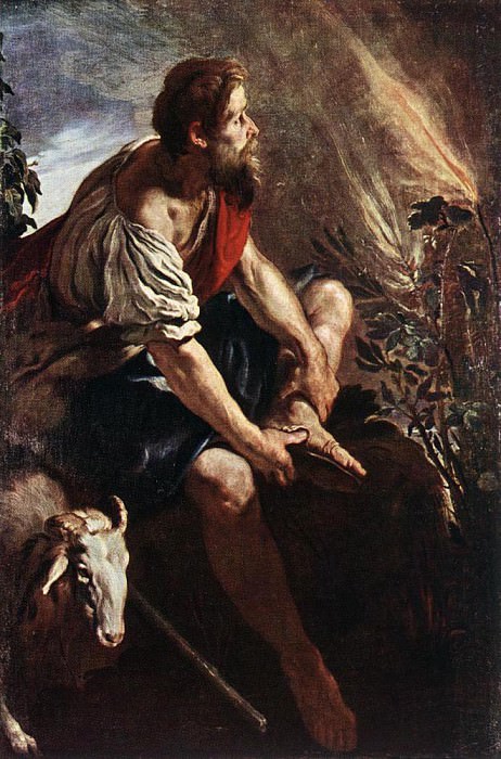 Моисей перед Неопалимой Купиной. Доменико Фетти