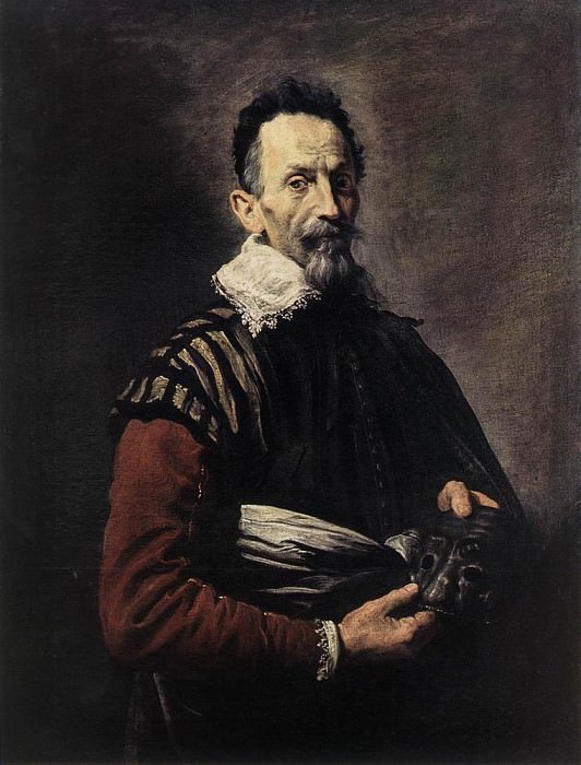 Portrait Of An Actor. Domenico Fetti